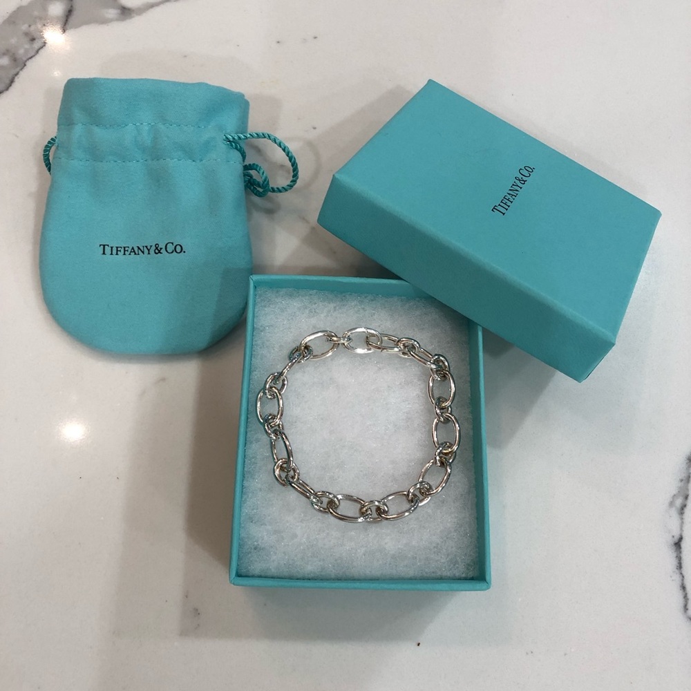 Tiffany & Co. Sterling Silver Oval Bracelet